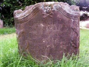 Gravestone of William I'Anson of Barden
