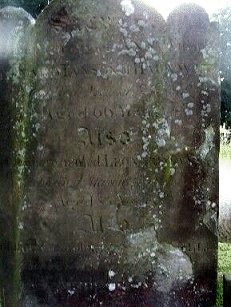 Gravestone of Leonard I'Anson and wife